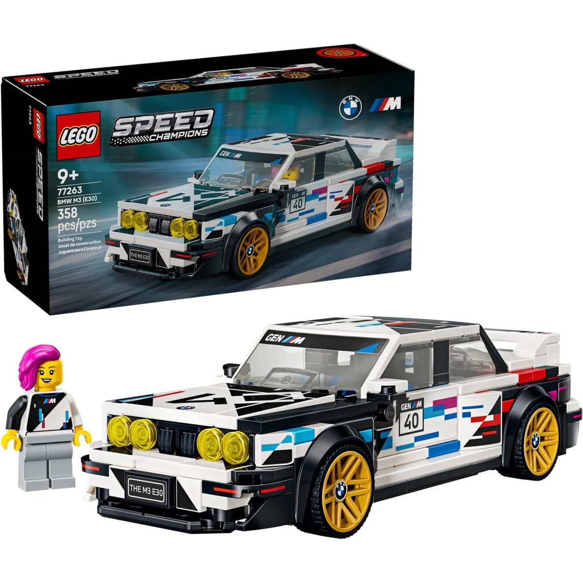 LEGO® Speed Champions™ 77263 BMW M3 (E30), zdjęcie 2