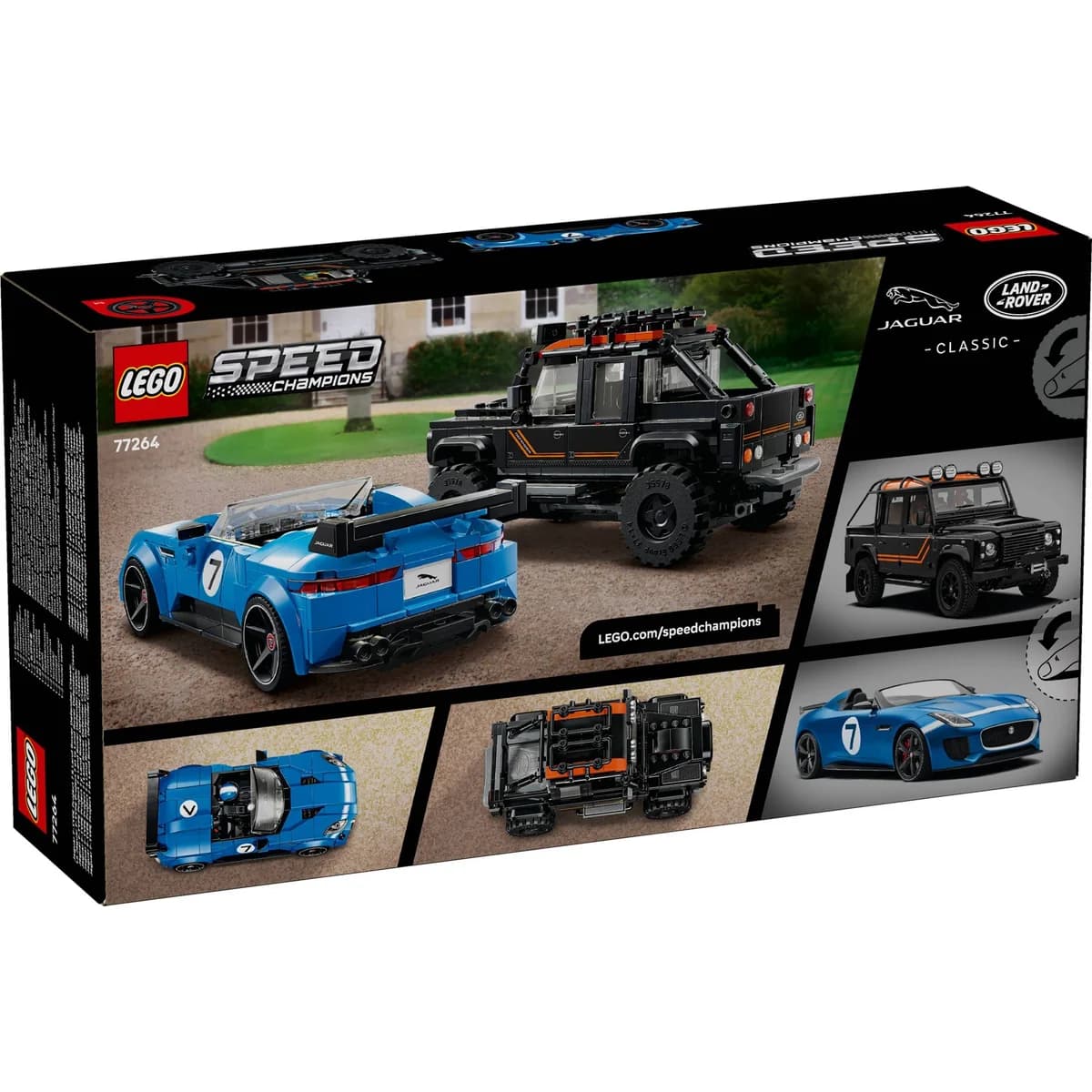 LEGO® Speed Champions™ 77264 Jaguar F-TYPE Project 7 i Land Rover Defender Classic, zdjęcie 3
