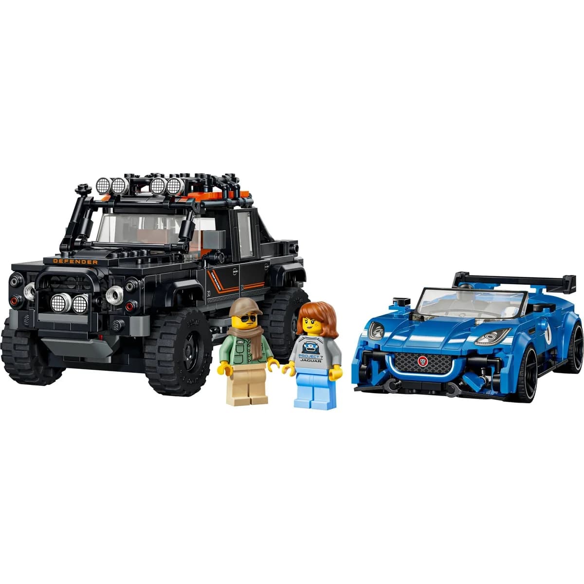 LEGO® Speed Champions™ 77264 Jaguar F-TYPE Project 7 i Land Rover Defender Classic
