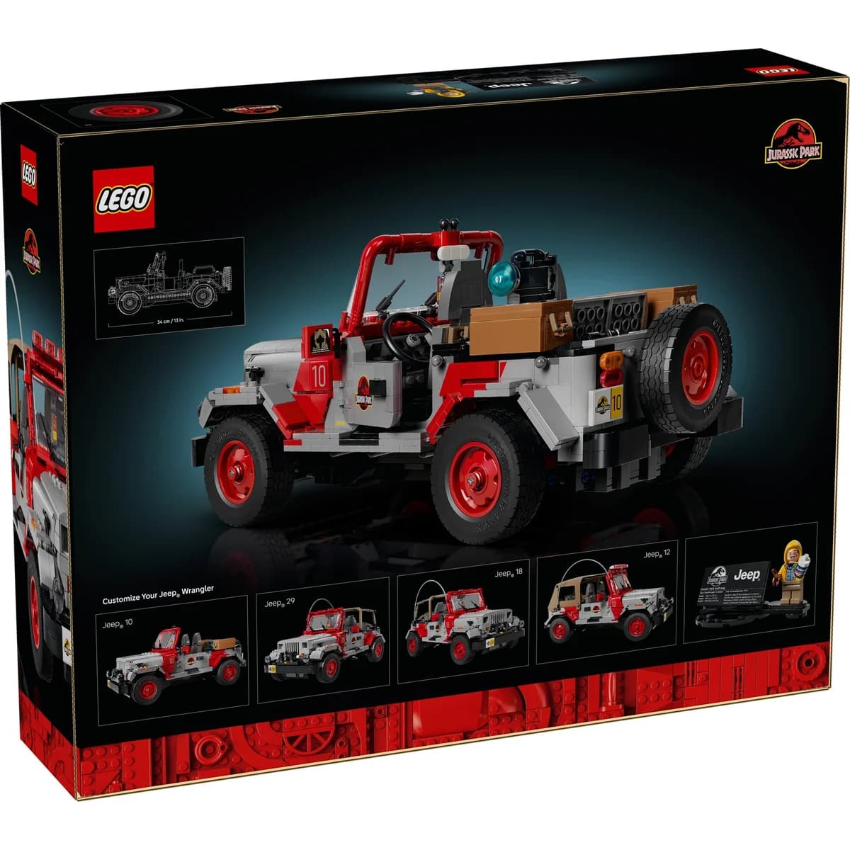 LEGO® Jurassic World™ 77984 Jurassic Park Jeep Wrangler, zdjęcie 3
