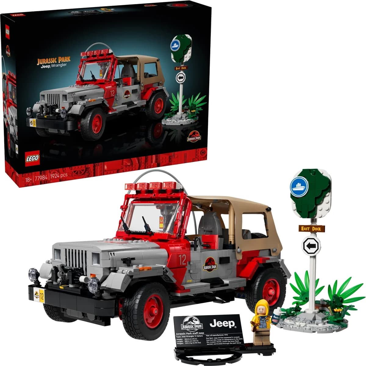 LEGO® Jurassic World™ 77984 Jurassic Park Jeep Wrangler, zdjęcie 2