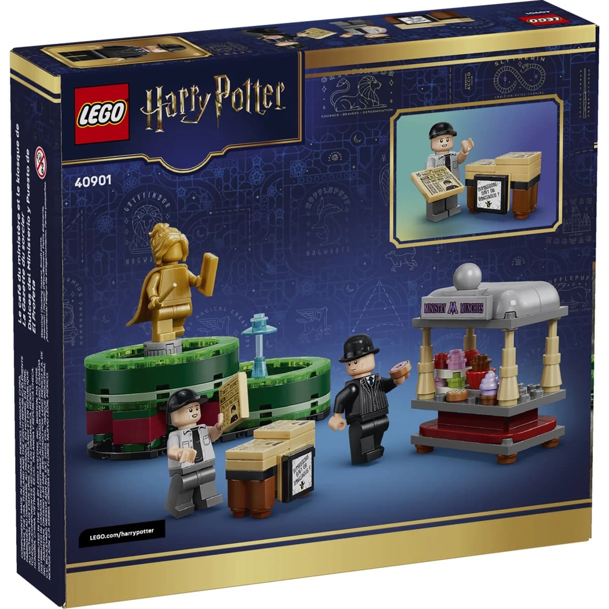 40901 LEGO® Harry Potter - Przekąski Ministerskie i Prorok Codzienny - stoiska — zdjęcie 3