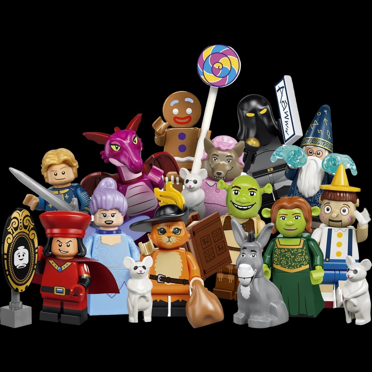 LEGO® Minifigurki™ 71053 Shrek – komplet 12 szt.