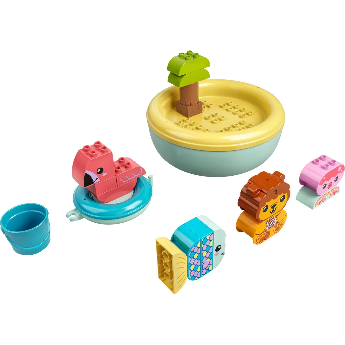 LEGO® DUPLO® 10966 Zabawa w kąpieli: Pływająca Wyspa Zwierząt