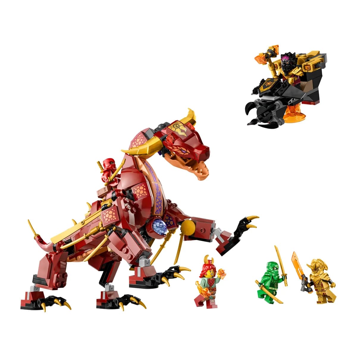 LEGO® NINJAGO™ 71793 Heatwave – Transformujący Lawowy Smok