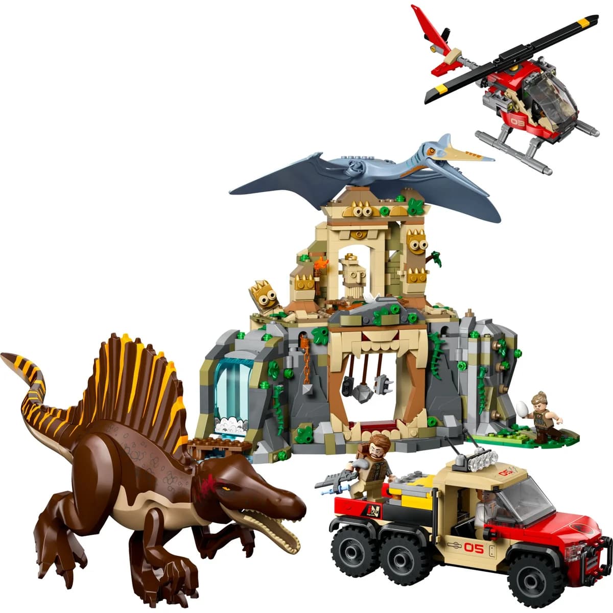 LEGO® Jurassic World™ 76976 Powietrzna Misja z Kecalkoatlem i Spinozaurem
