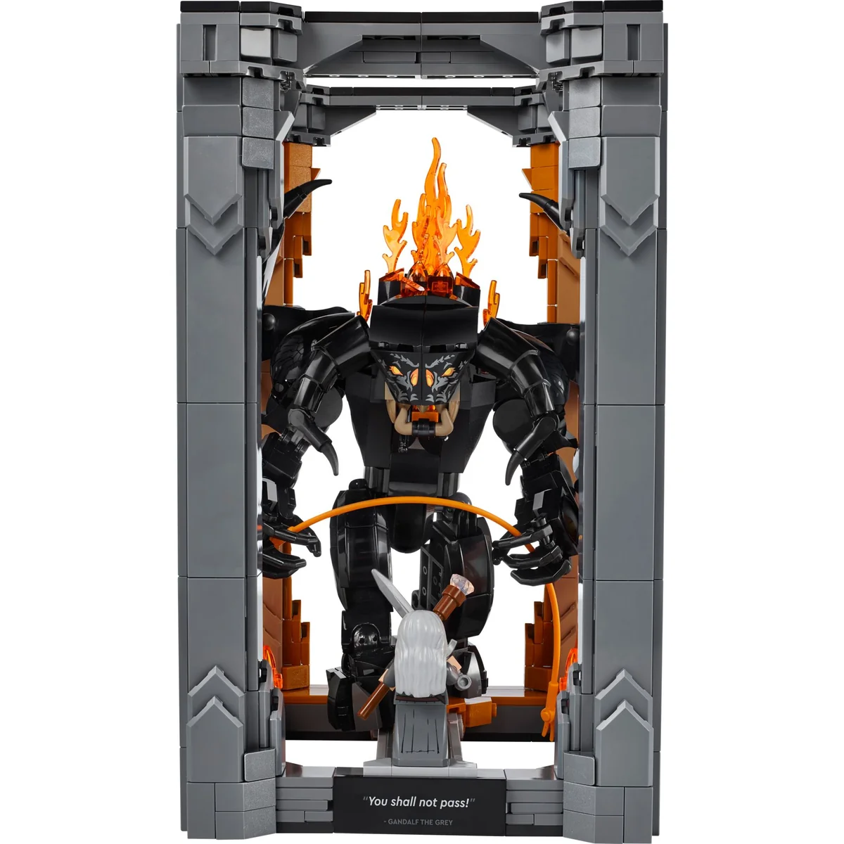 LEGO® Icons™ 10367 Władca Pierścieni: Book Nook z Balrogiem