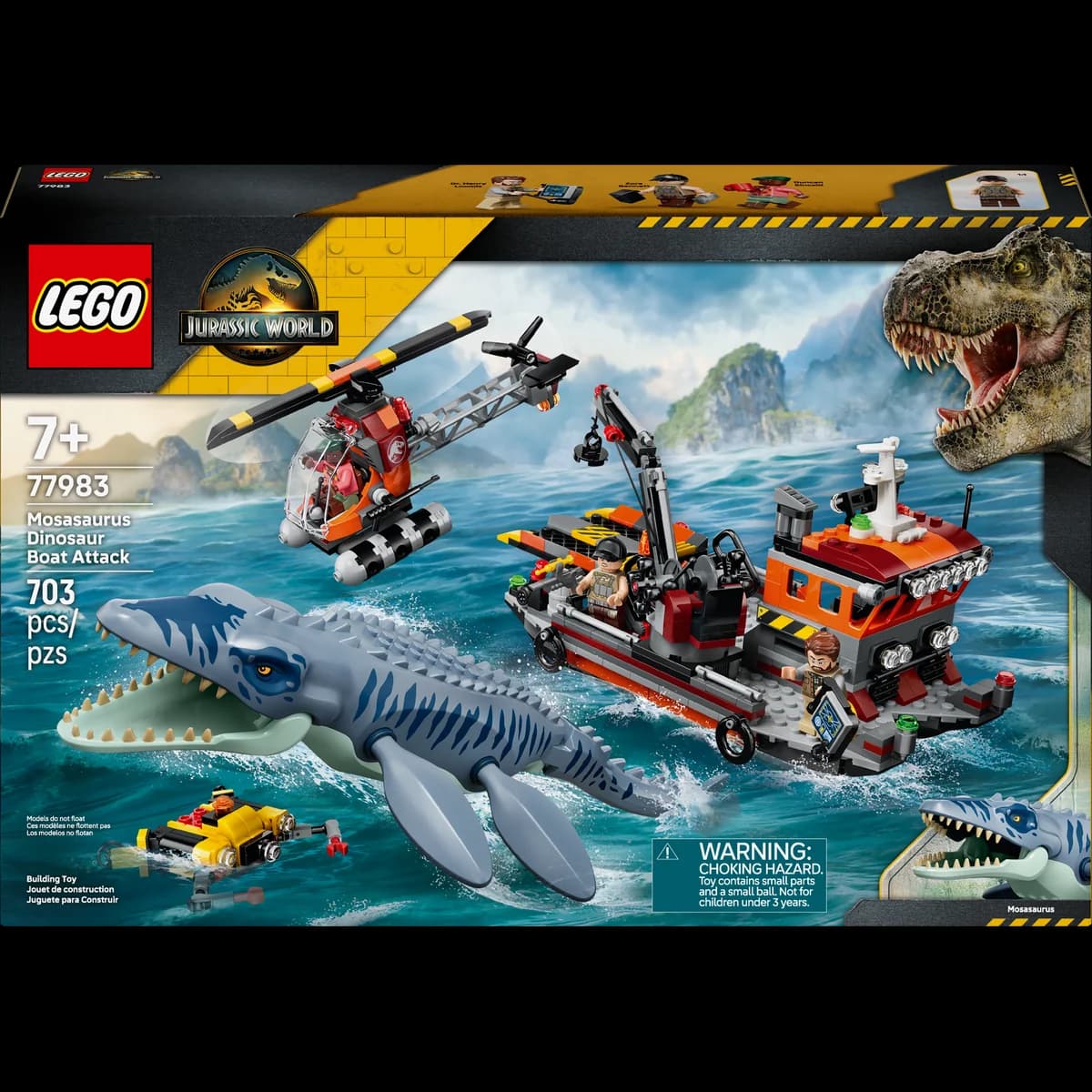 LEGO® Jurassic World™ 77983 Atak mozazaura na łódź