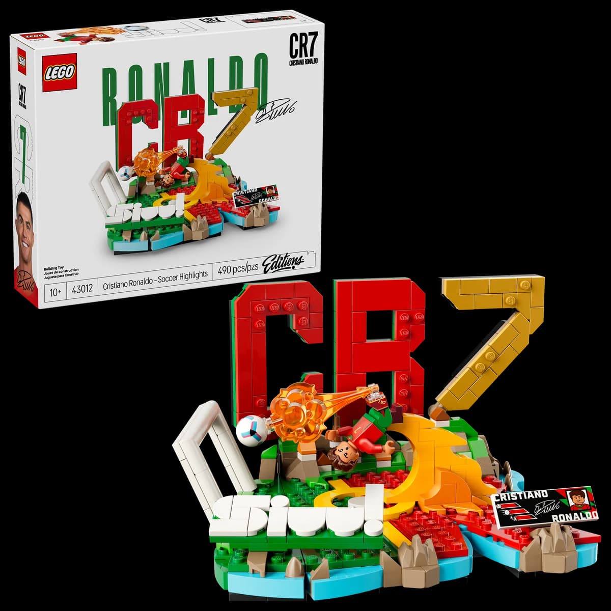 LEGO® Editions™ 43012 Cristiano Ronaldo – Football Highlights